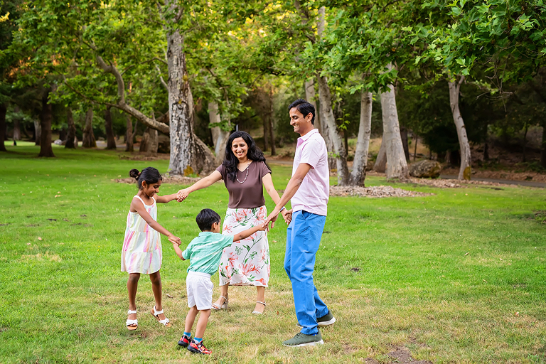 Family portraits in Saratoga