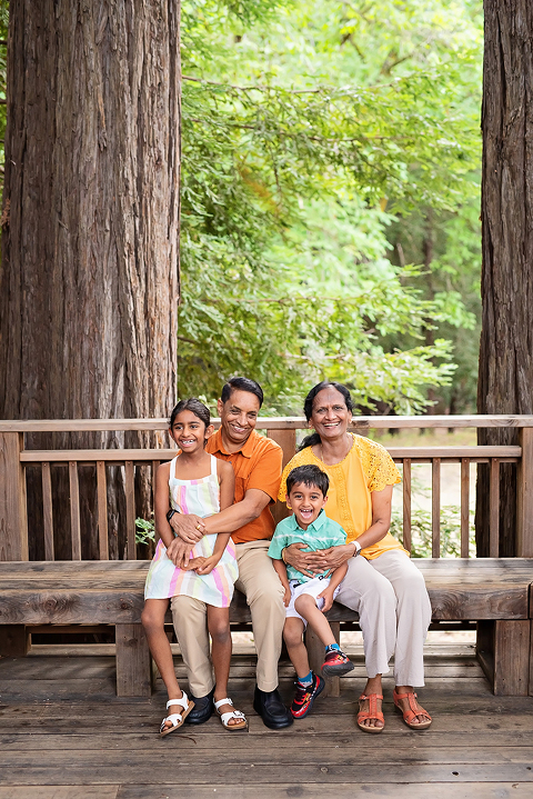 Family portraits in Saratoga