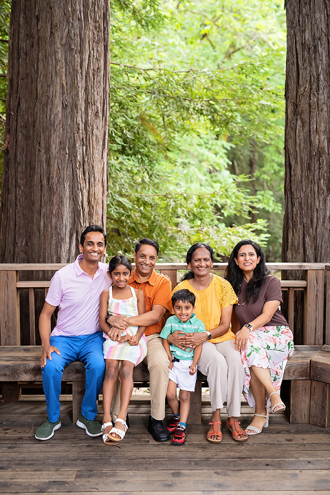 Family portraits in Saratoga