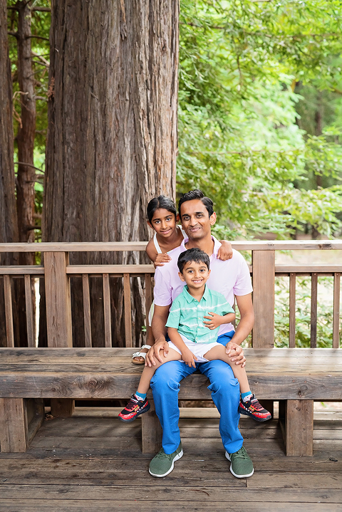 Family portraits in Saratoga