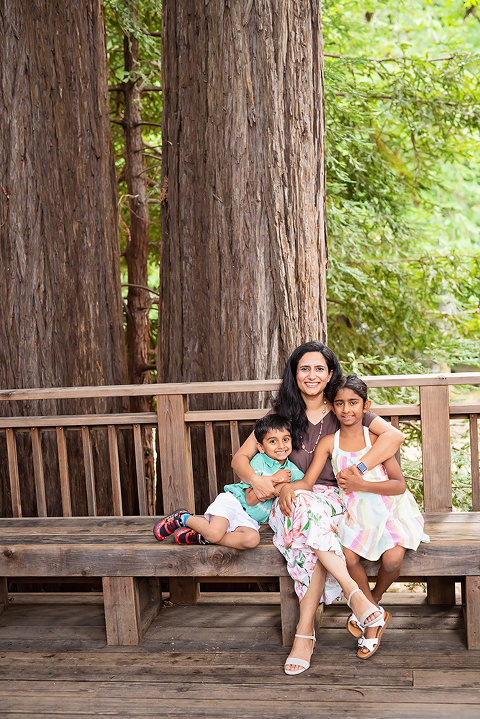 Family portraits in Saratoga