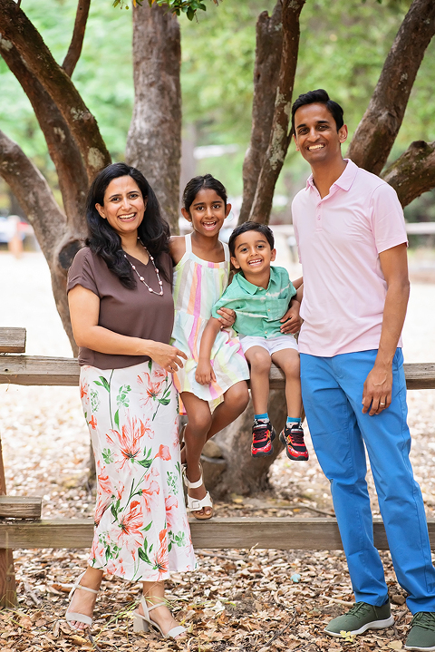 Family portraits in Saratoga