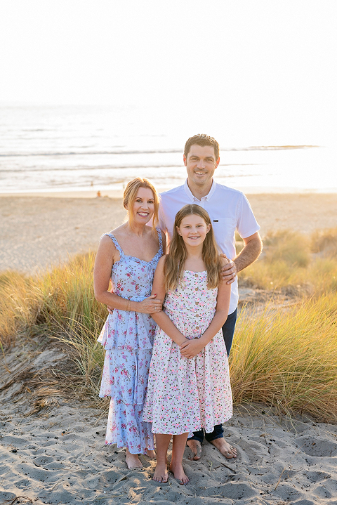 Sunset Beach Family Portraits In Watsonville