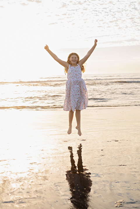 Sunset Beach Family Portraits In Watsonville