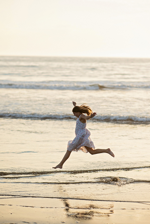 Sunset Beach Family Portraits In Watsonville