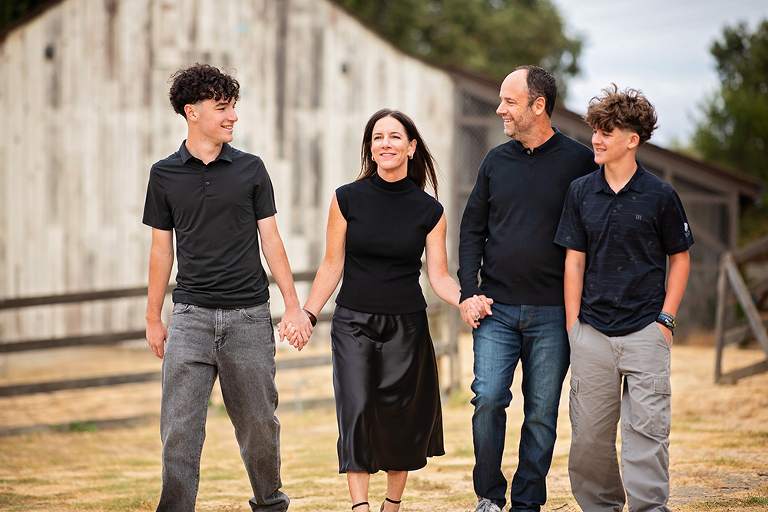 three tips for family portraits with teenagers