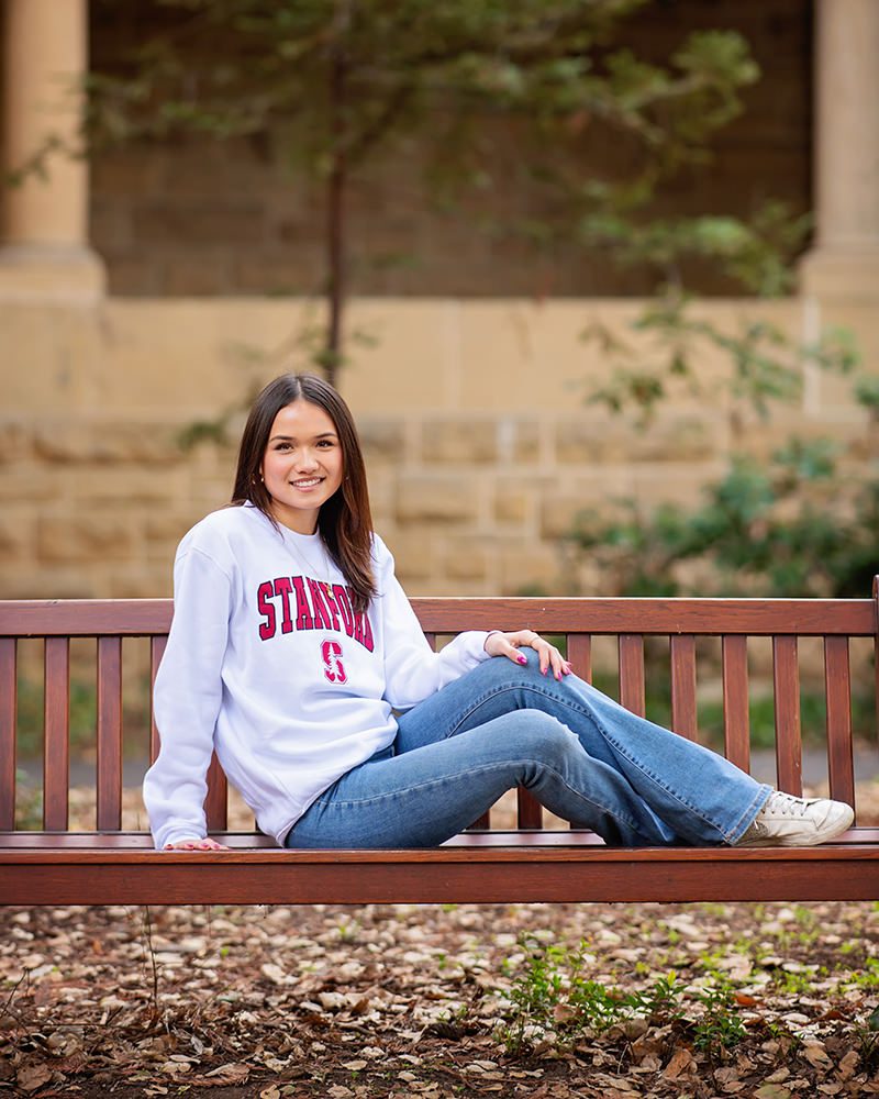 high school senior portraits at Stanford University