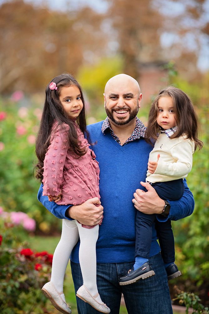 family portrait tips for parents with young children