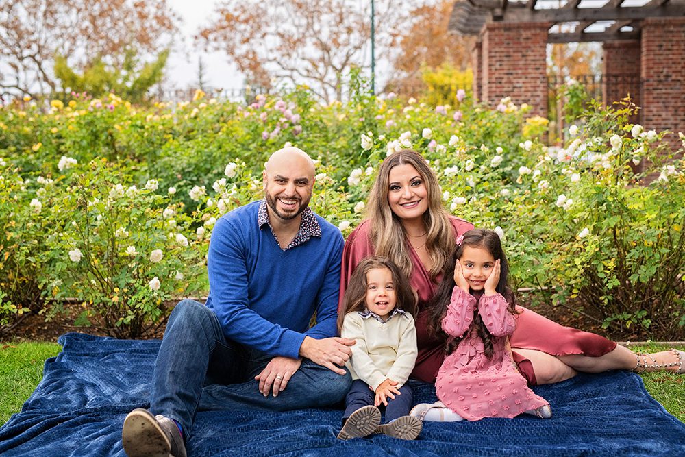 family portrait tips for parents with young children