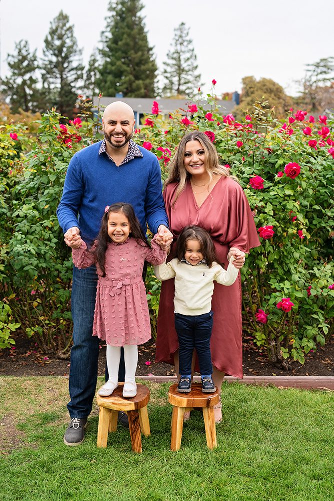 family portrait tips for parents with young children