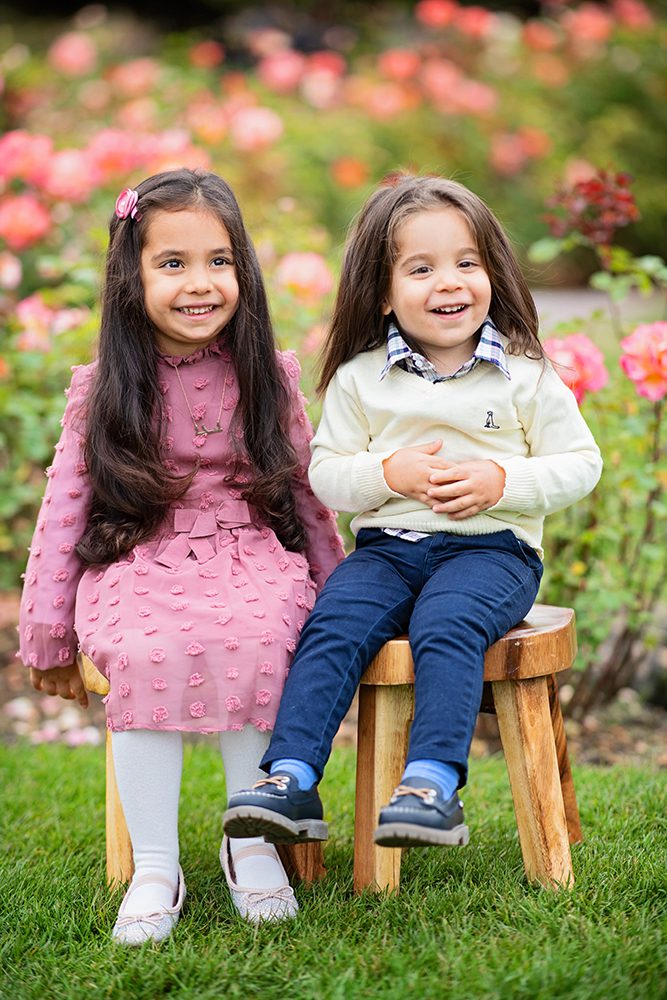 family portrait tips for parents with young children