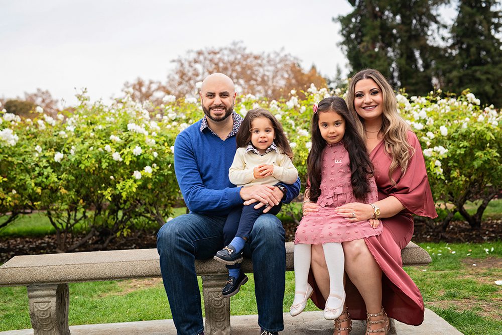 family portrait tips for parents with young children