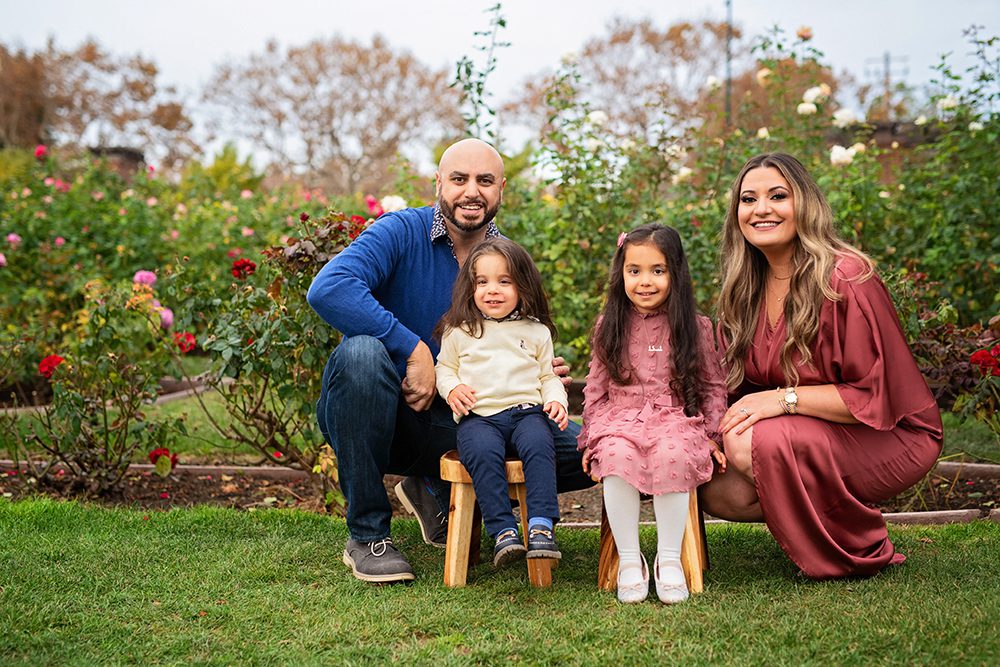 family portrait tips for parents with young children