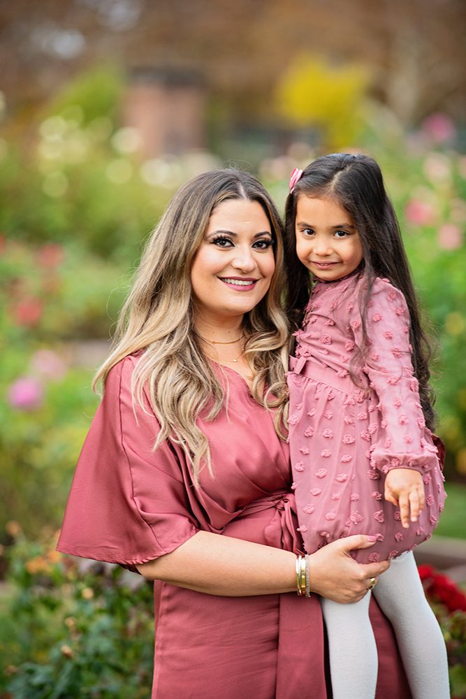 family portrait tips for parents with young children