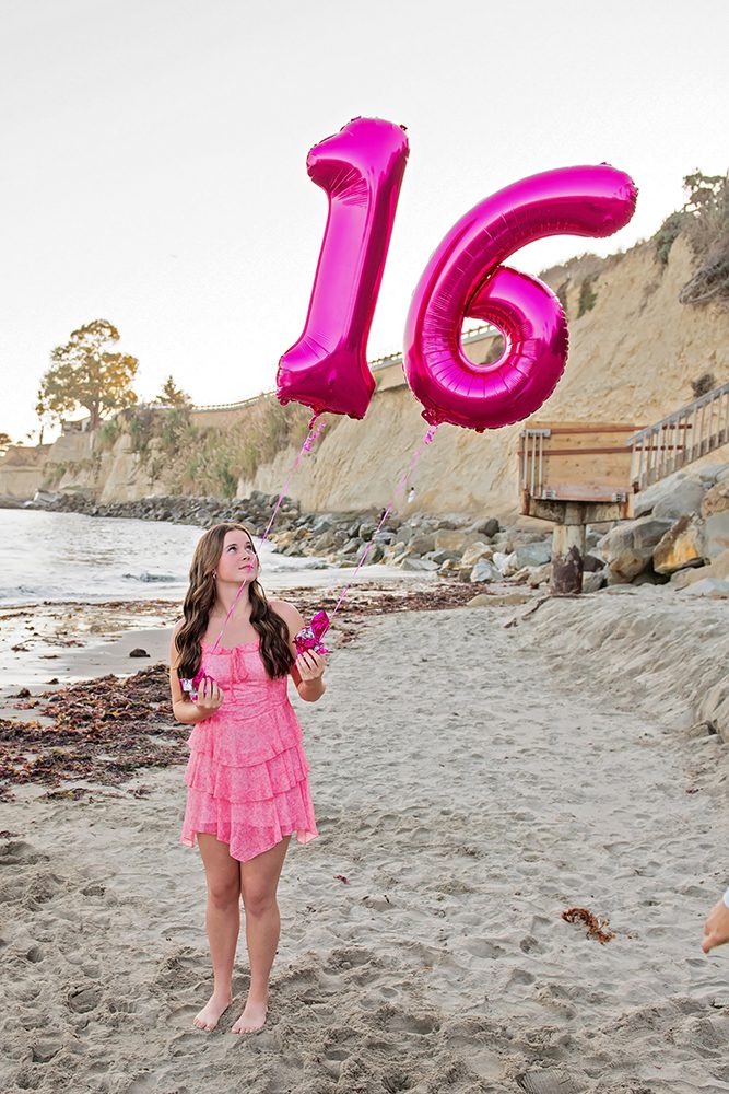 Beach Sweet Sixteen Portraits In Capitola