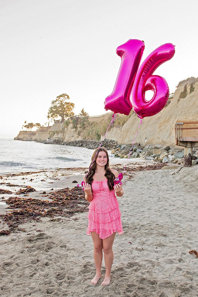 Beach Sweet Sixteen Portraits In Capitola