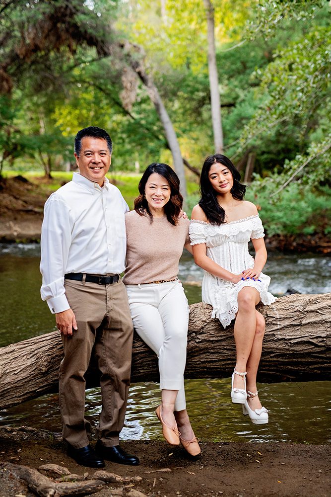 studio family portraits vs outdoor family portraits