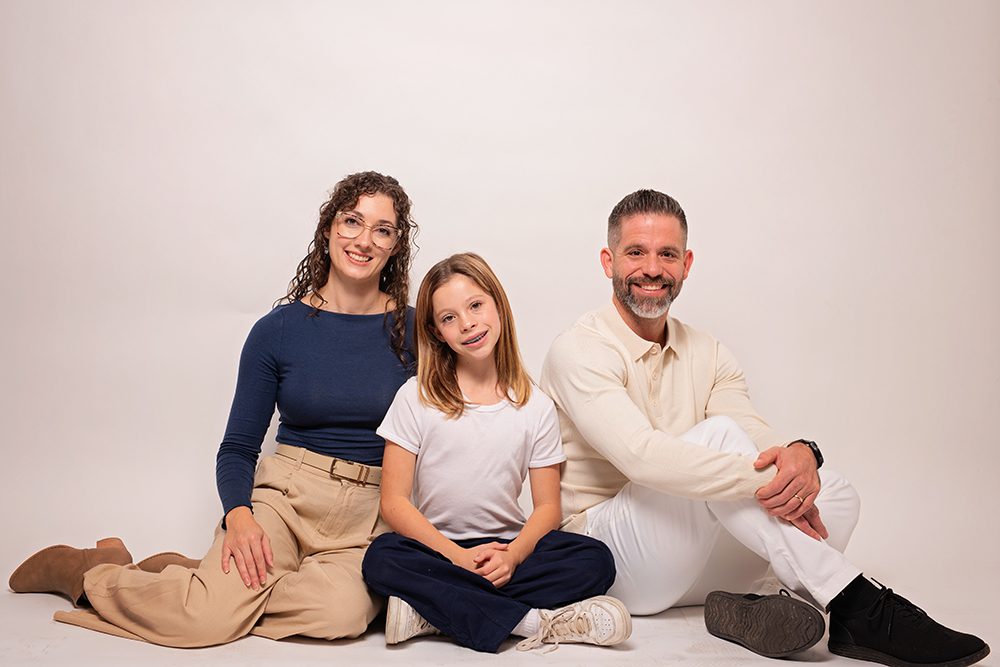 studio family portraits vs outdoor family portraits