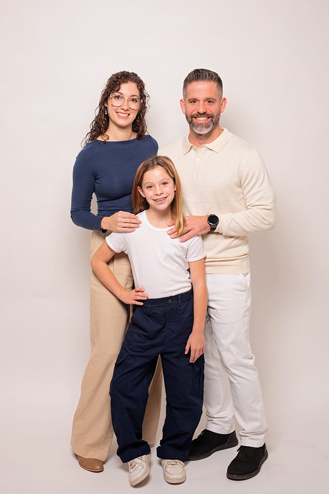 studio family portraits vs outdoor family portraits