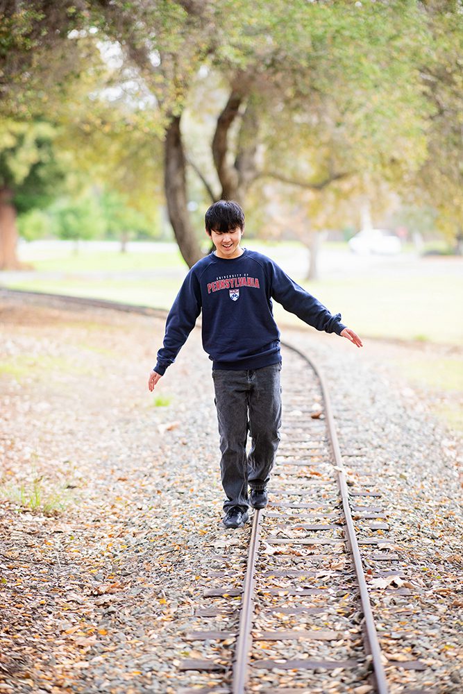 Fun and Candid Senior Portraits at Vasona Park