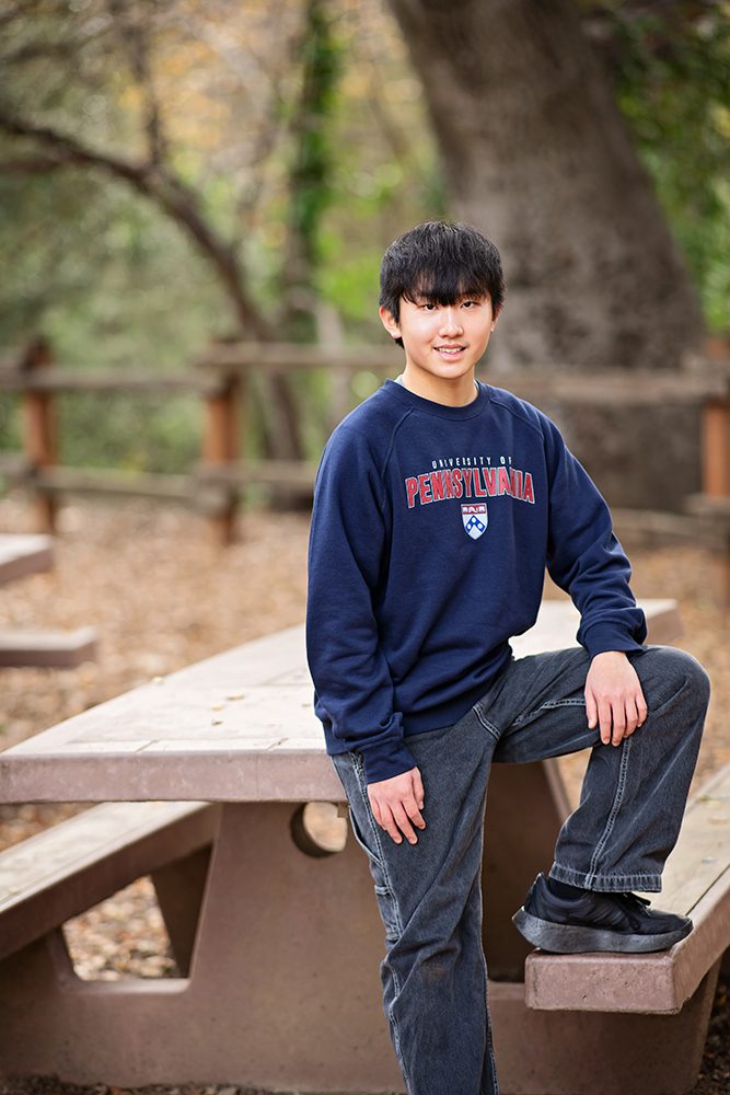 Fun and Candid Senior Portraits at Vasona Park