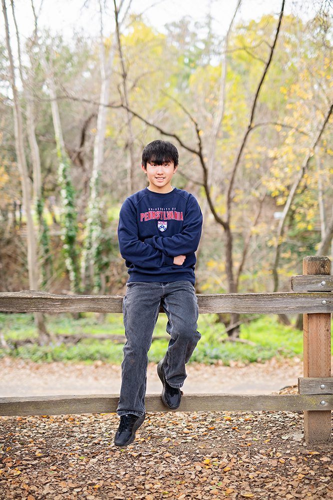 Fun and Candid Senior Portraits at Vasona Park