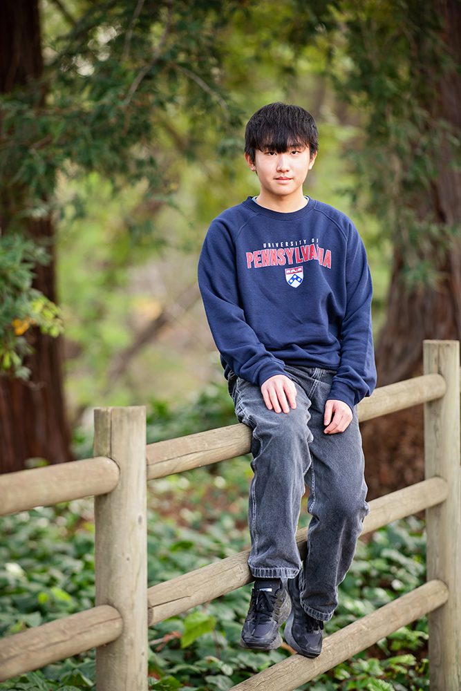 Fun and Candid Senior Portraits at Vasona Park