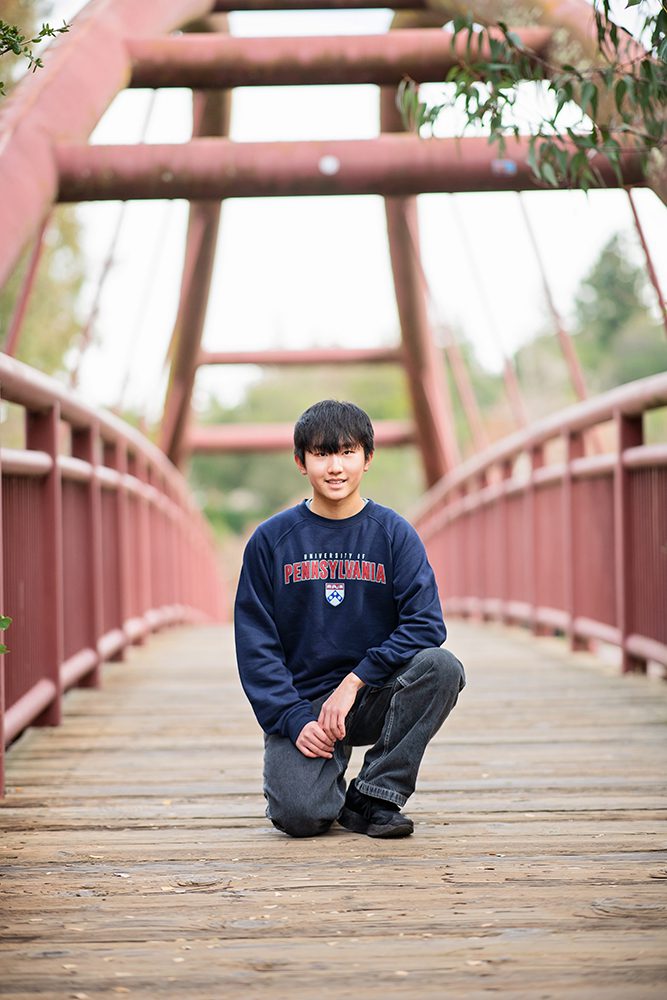 Fun and Candid Senior Portraits at Vasona Park