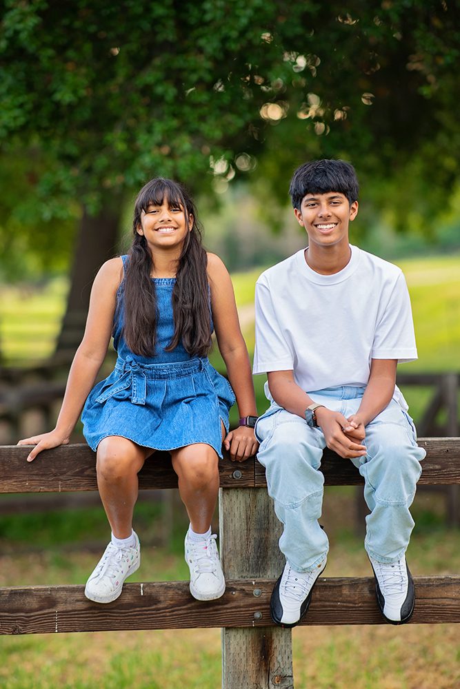 Morning Family Portraits at Bernal Ranch Park