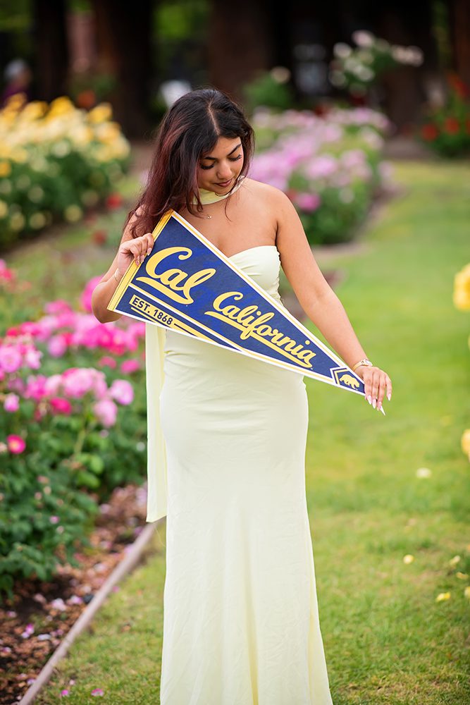 high school senior portraits at the Municipal Rose Garden