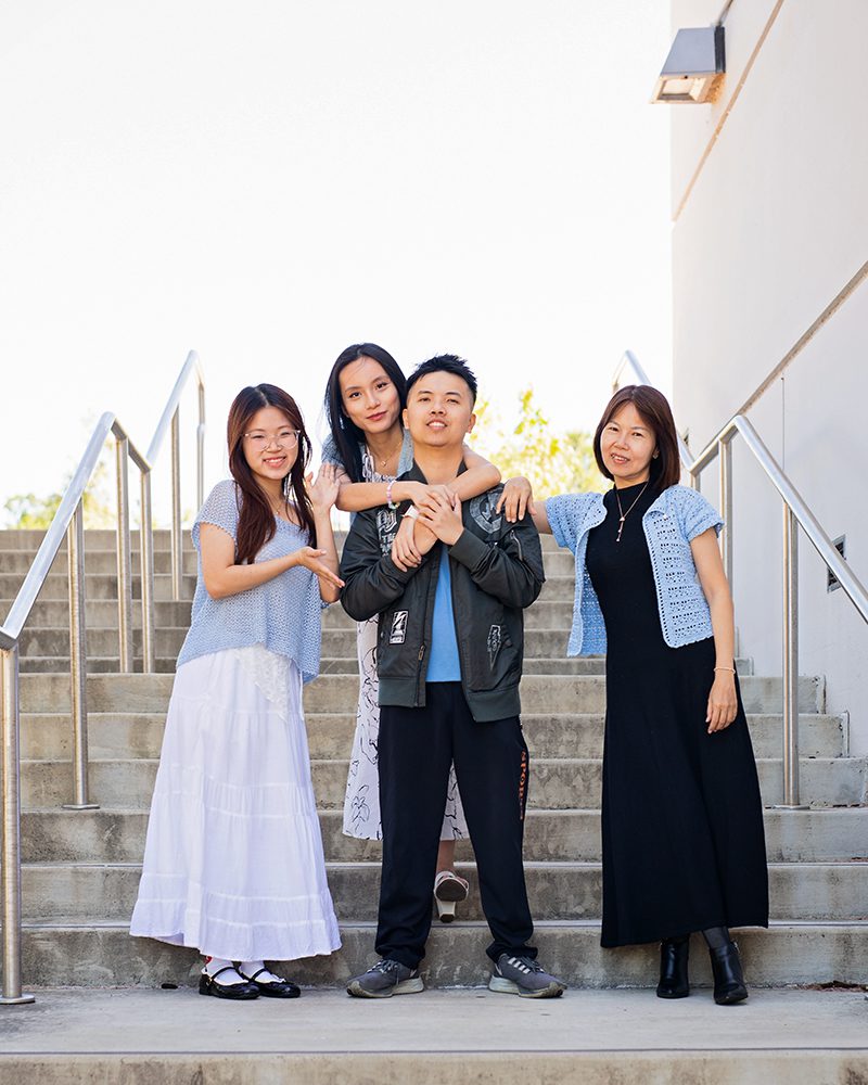 Family Portraits at Evergreen Valley College