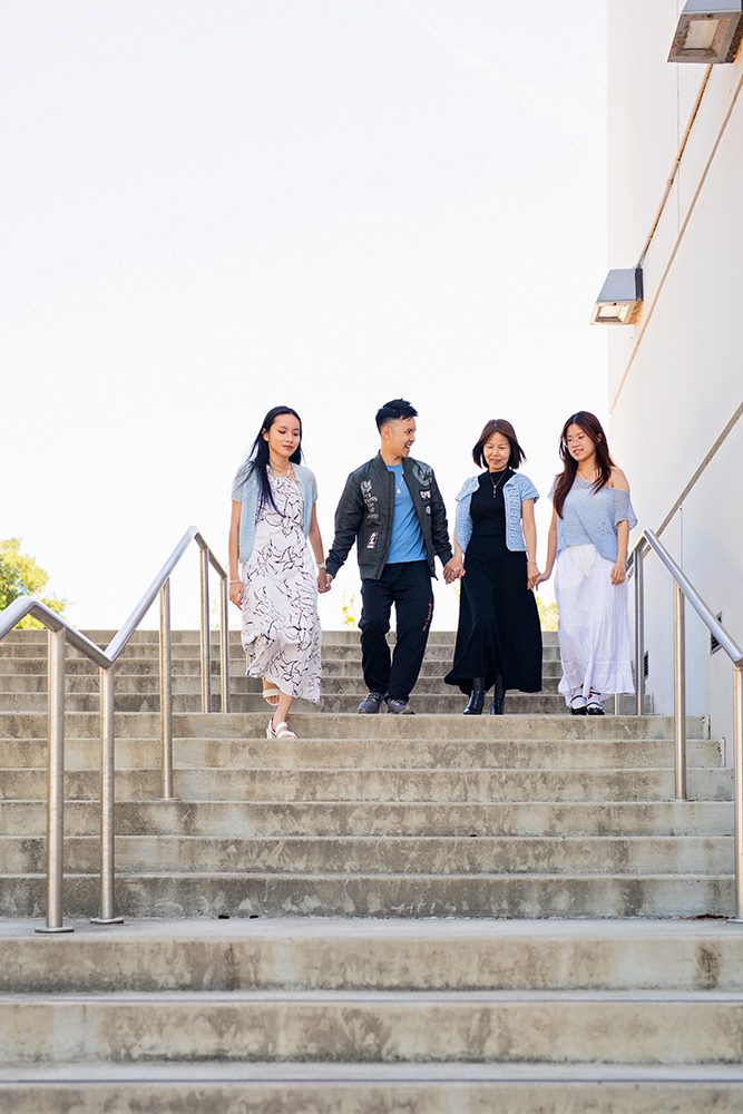 Family Portraits at Evergreen Valley College