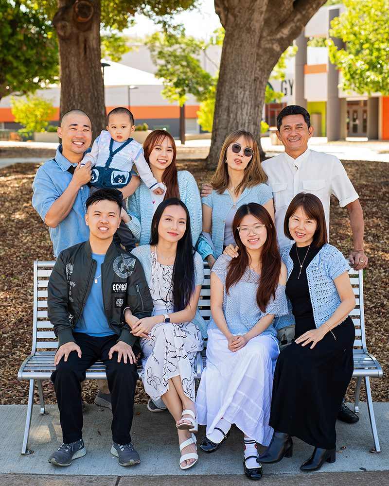 Family Portraits at Evergreen Valley College
