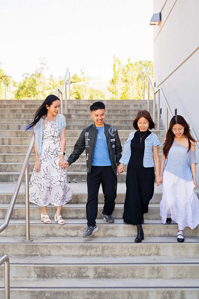 Family Portraits at Evergreen Valley College