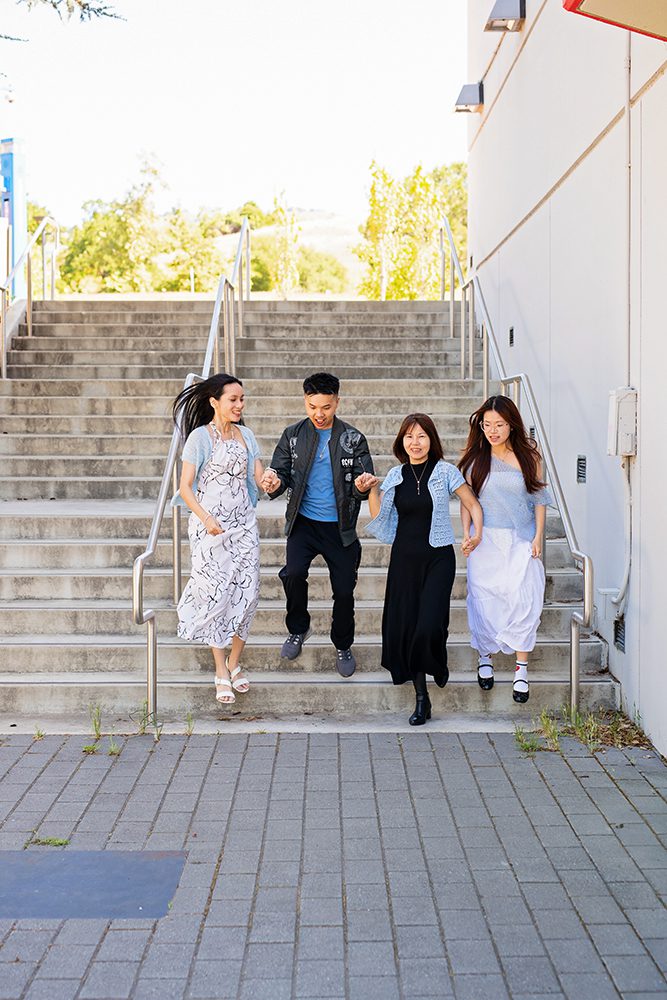 Family Portraits at Evergreen Valley College