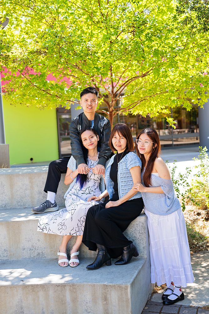Family Portraits at Evergreen Valley College