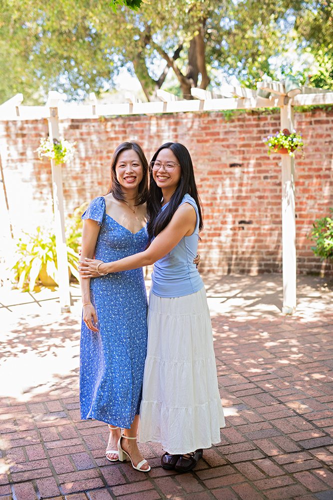 afternoon family portraits at the Elizabeth Gamble Garden