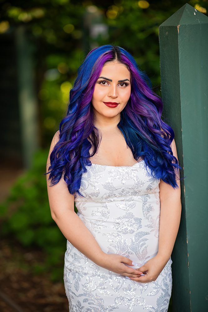 graduation portraits at the Elizabeth Gamble Garden