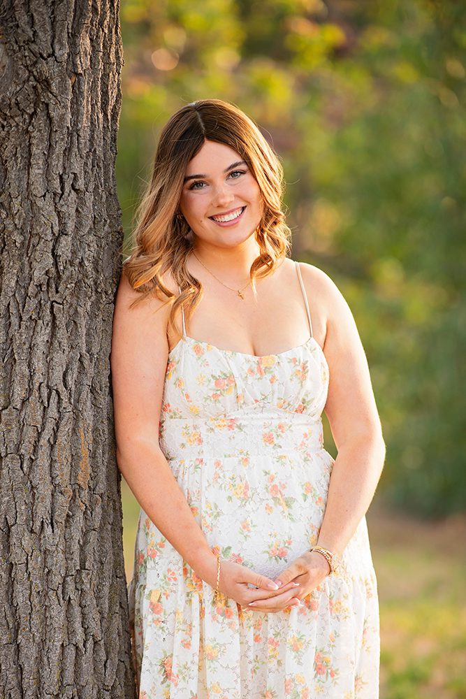 senior portraits at Vasona Park