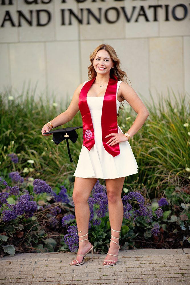 Golden Hour Graduation Portraits at Santa Clara University
