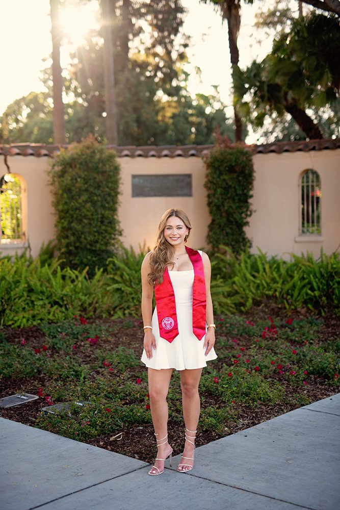 Golden Hour Graduation Portraits at Santa Clara University