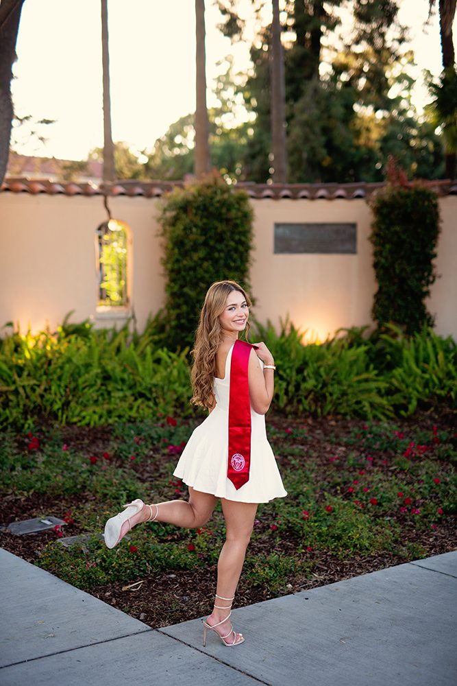 Golden Hour Graduation Portraits at Santa Clara University