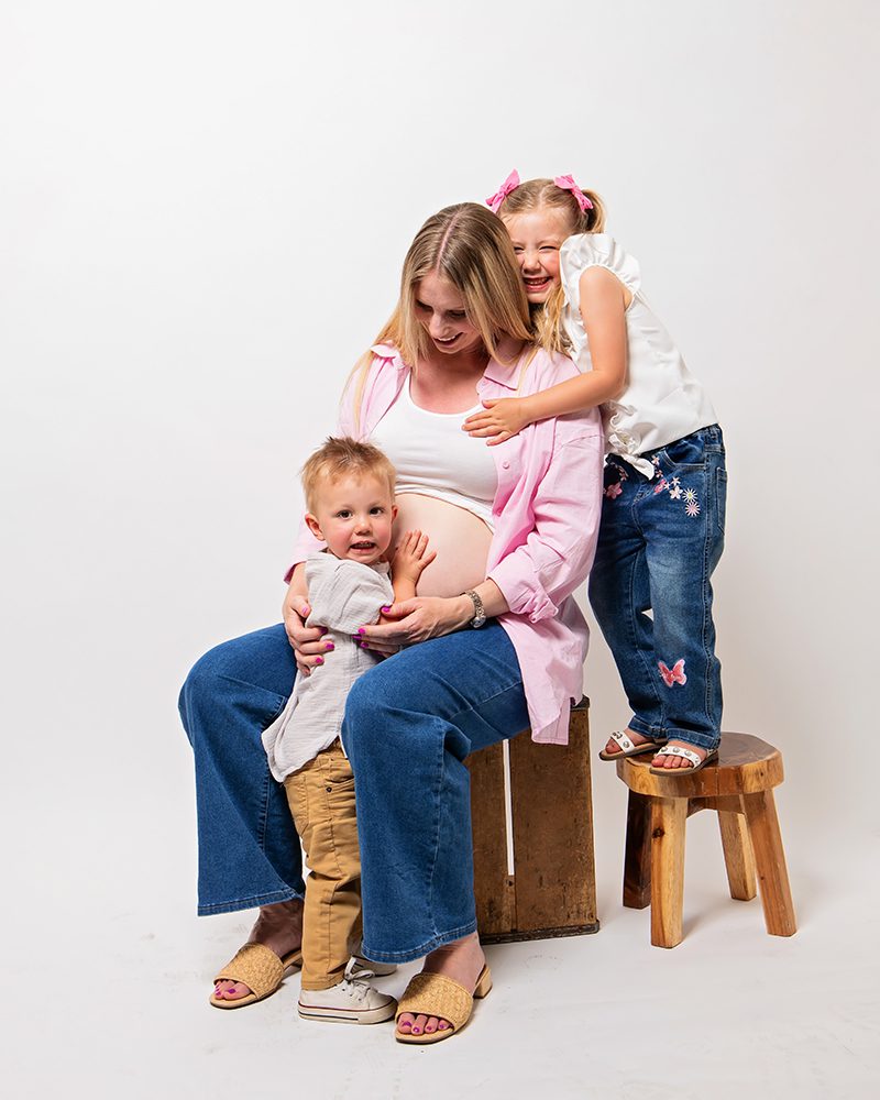 Studio Maternity Portraits in San Jose