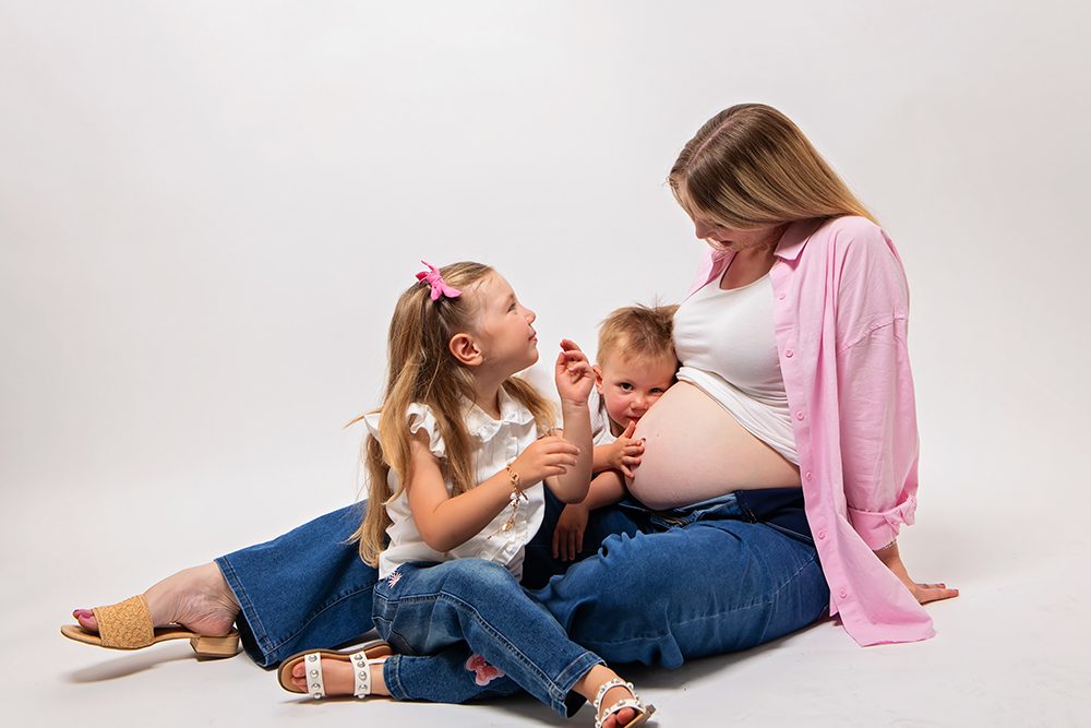 Studio Maternity Portraits in San Jose