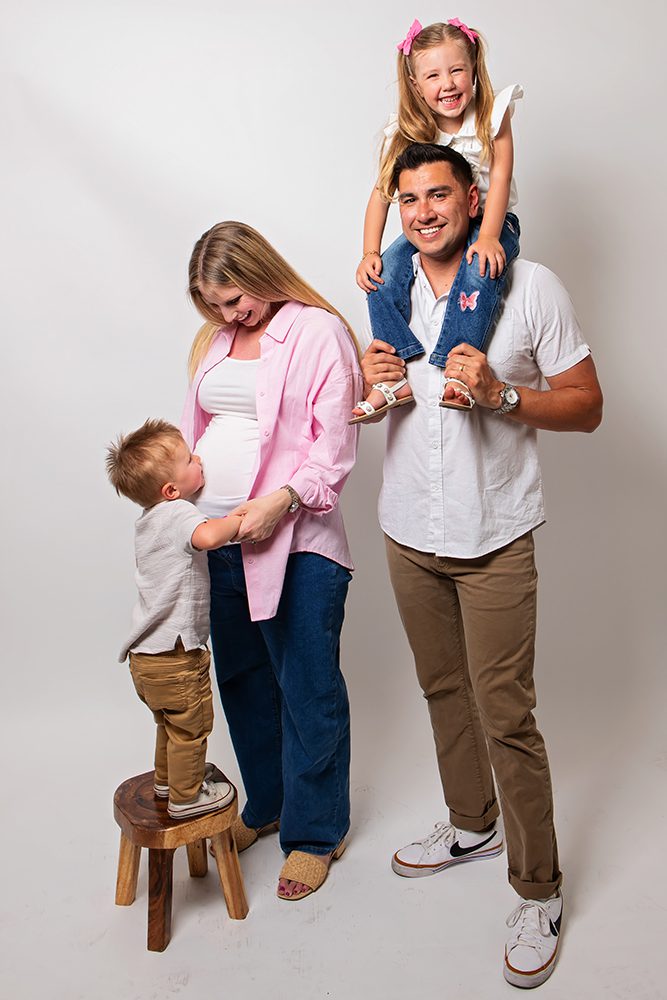Studio Maternity Portraits in San Jose
