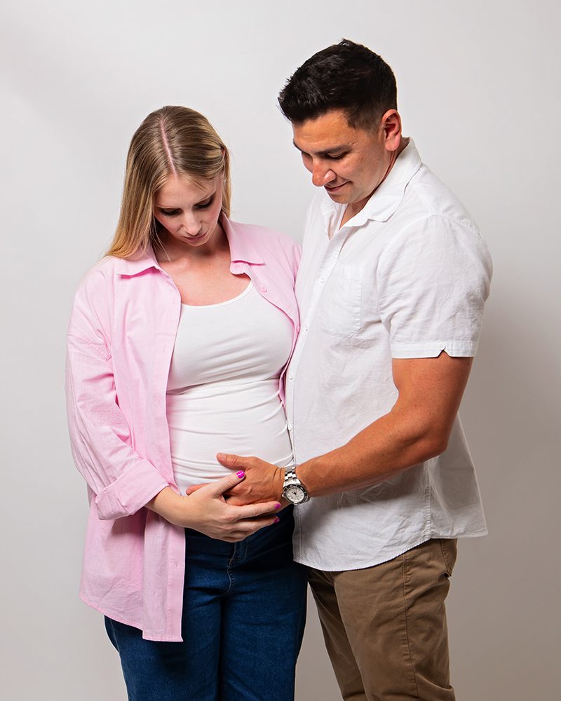 Studio Maternity Portraits in San Jose