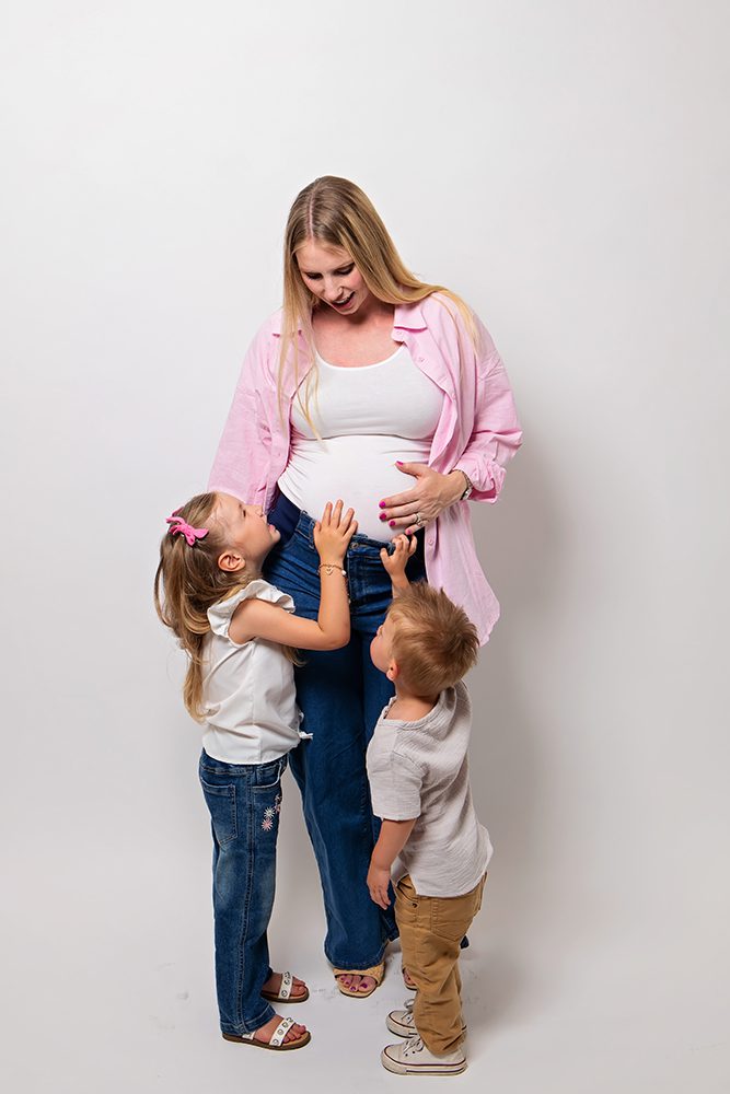 Studio Maternity Portraits in San Jose
