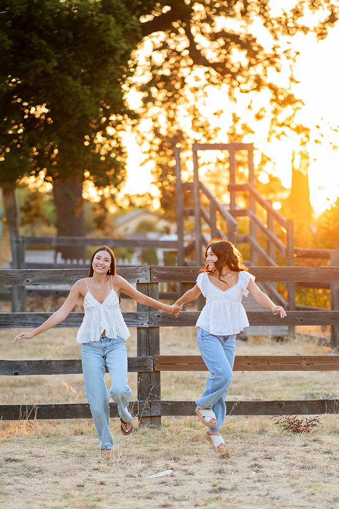 Group Senior Portraits at Bernal Ranch Park