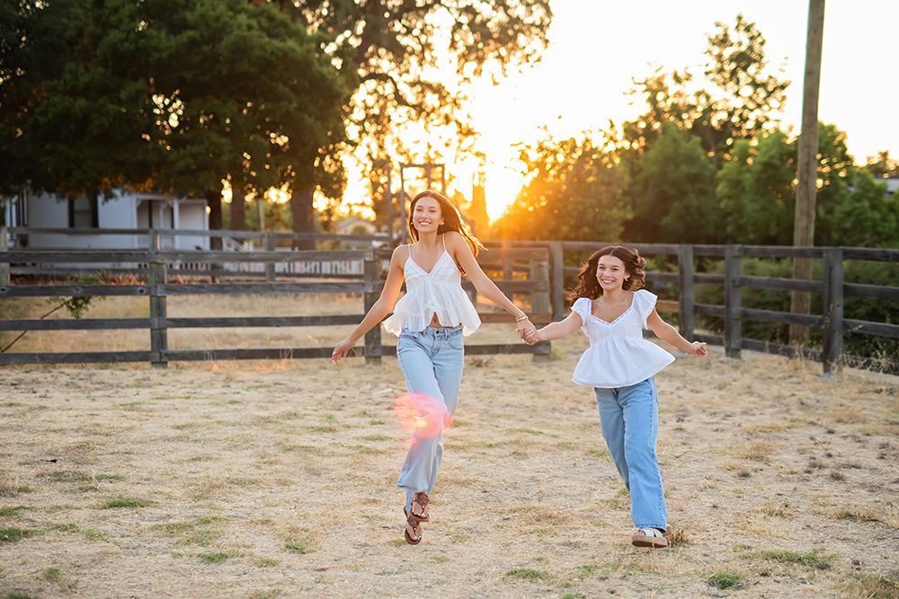 Group Senior Portraits at Bernal Ranch Park