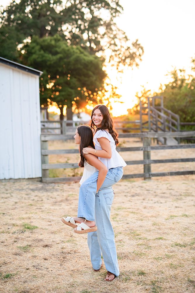 Group Senior Portraits at Bernal Ranch Park